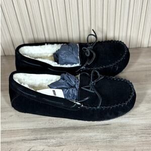 Minnetonka Women's Faux Fur Petra Trapper Slipper Size 11M